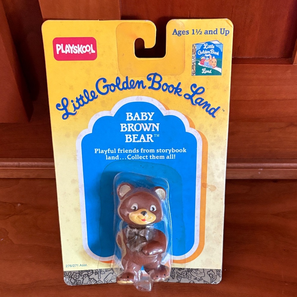 Playskool Little Golden Book Land Baby Brown Bear Figure - Brown